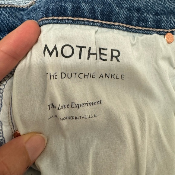 Mother The Dutchie Ankle Jeans, Size 25 - Picture 13 of 14